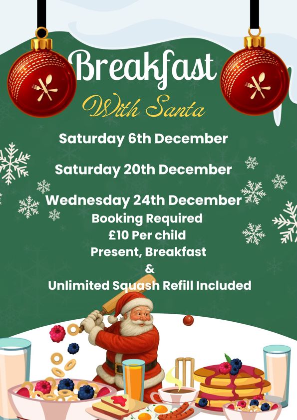 Cricketers Santa Breakfast